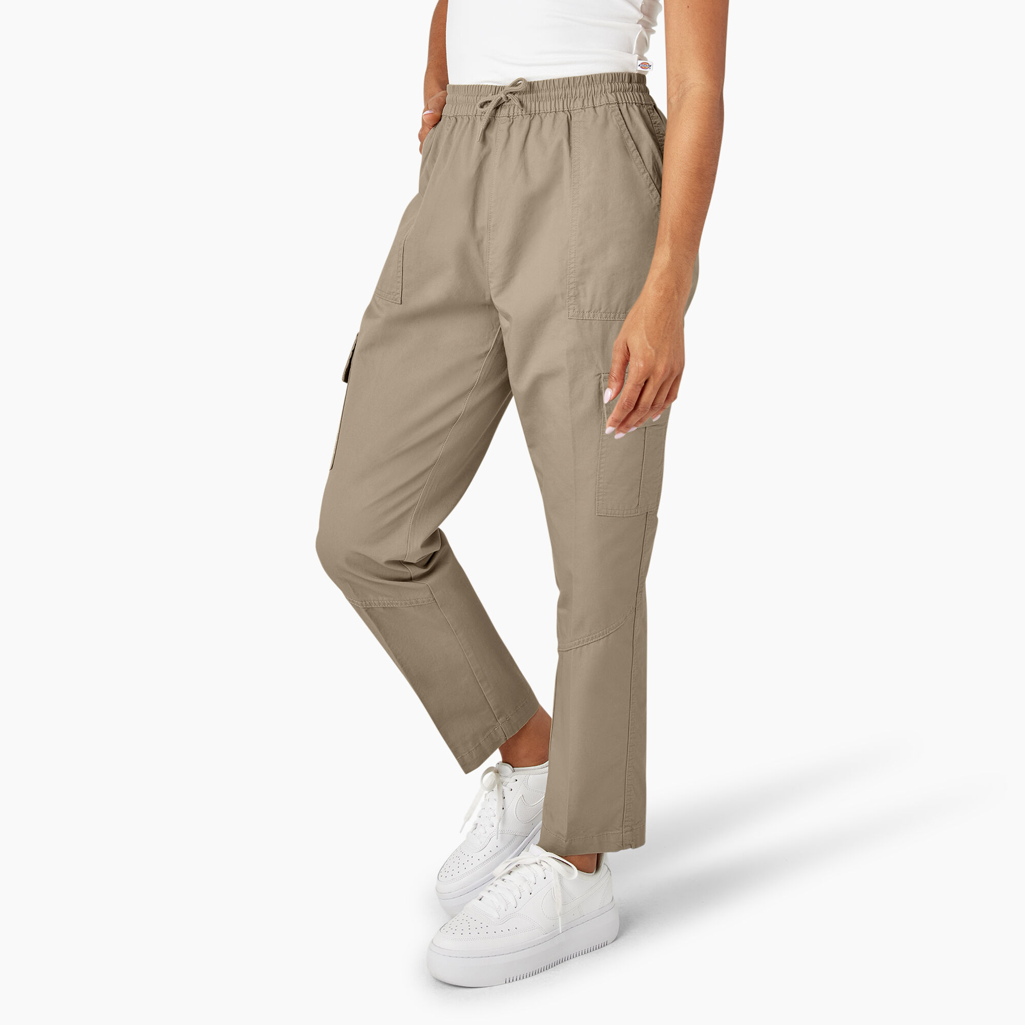 Drawstring cargo pants womens online