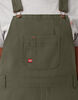 Women&#39;s Plus Relaxed Fit Straight Leg Bib Overalls - Moss Green &#40;RMS&#41;