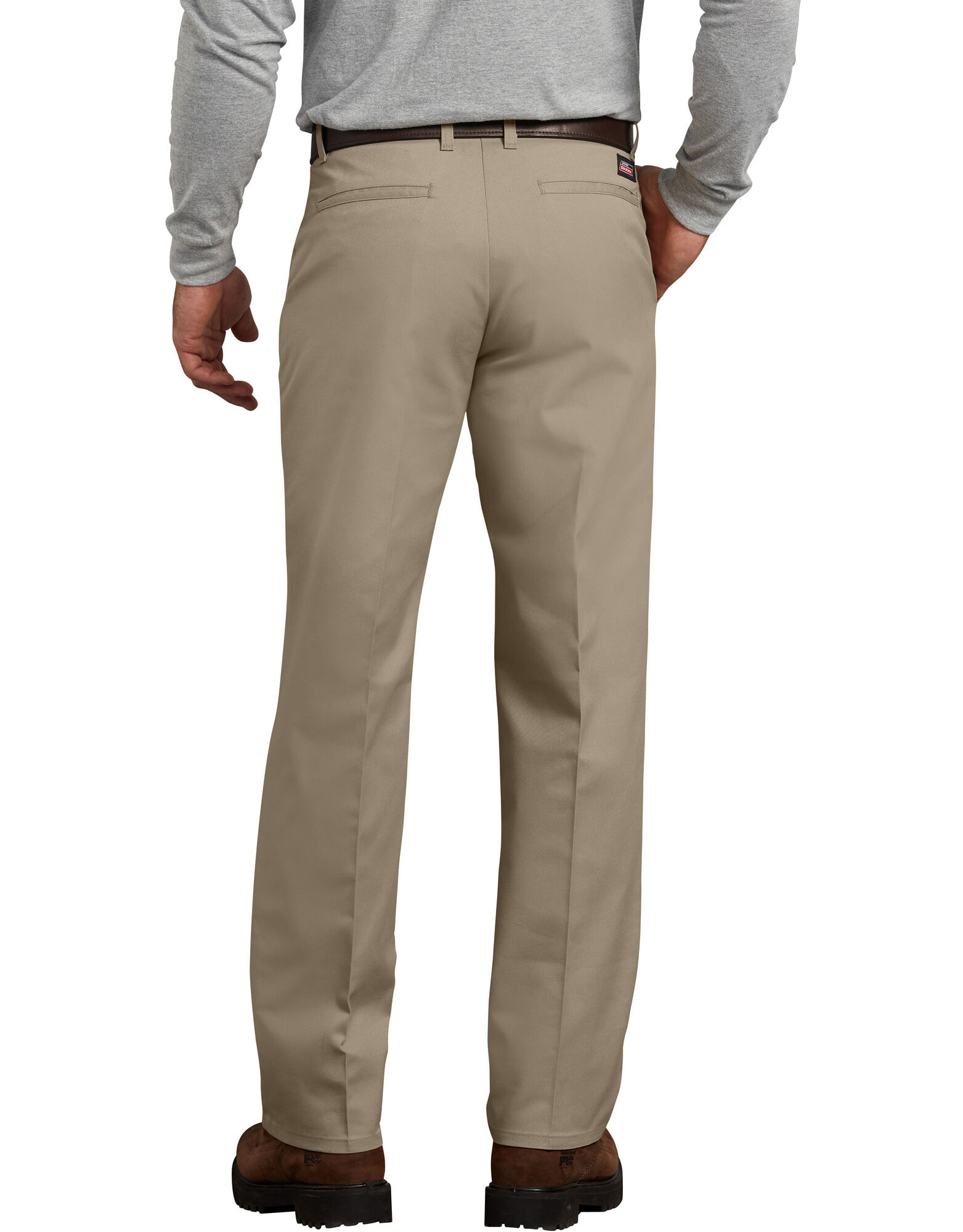 Genuine Dickies Flat Front Flex Pants Desert Khaki | Dickies