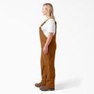 Women&#39;s Plus Relaxed Fit Straight Leg Bib Overalls - Rinsed Brown Duck &#40;RBD&#41;
