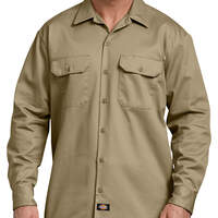 Heavyweight Cotton Long Sleeve Shirt - Khaki (KH)