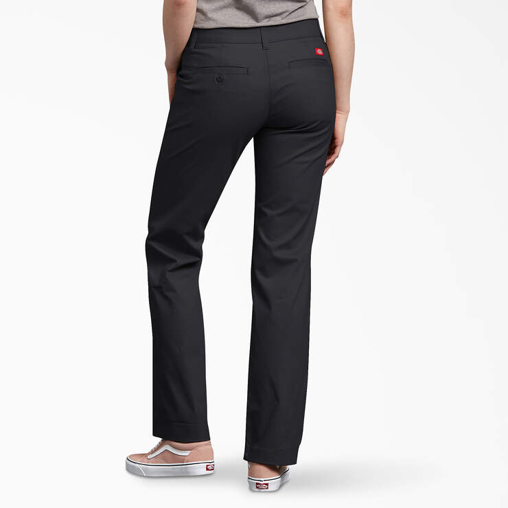 Women's FLEX Relaxed Fit Pants - Black (BK) image number 2