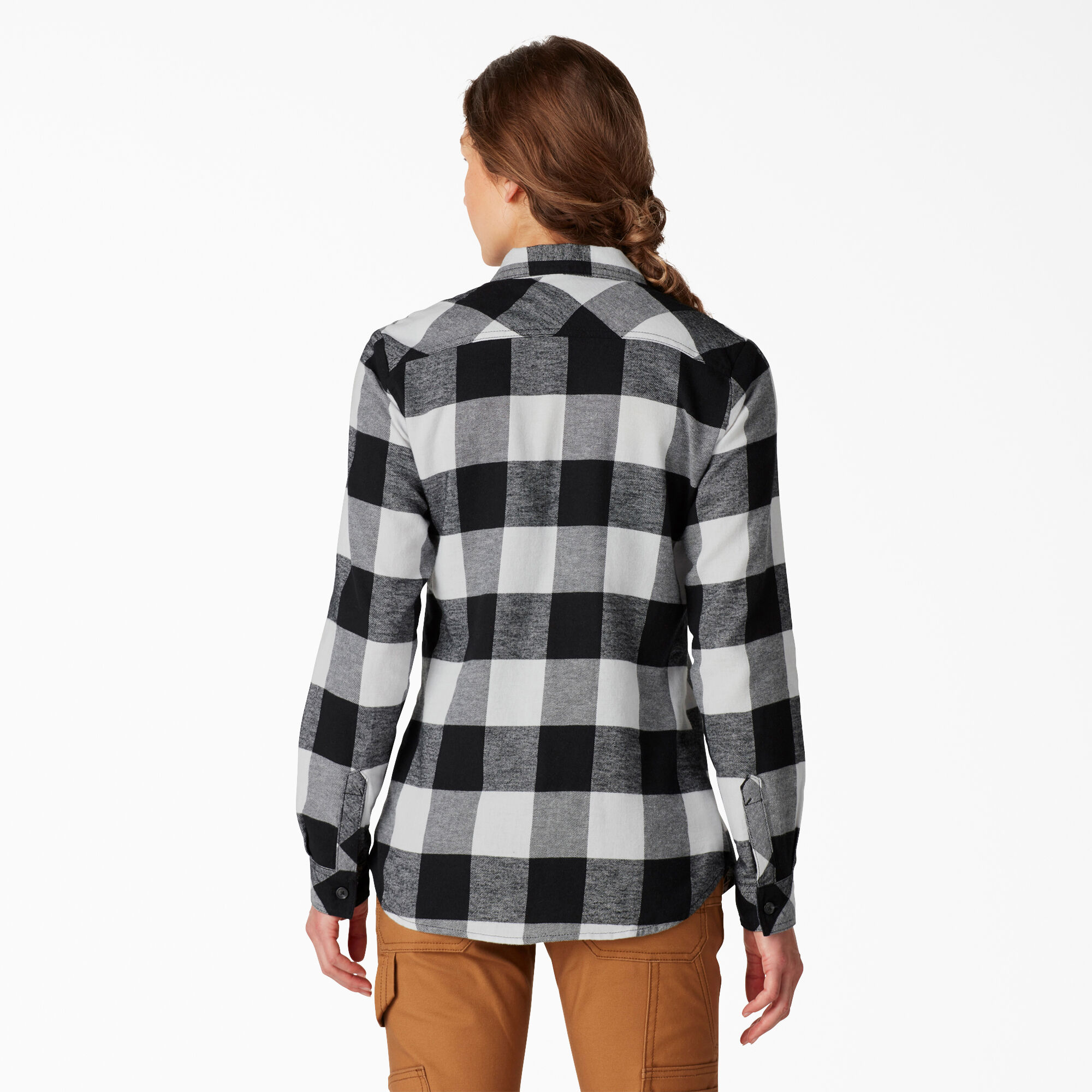 women's buffalo plaid sweatshirt