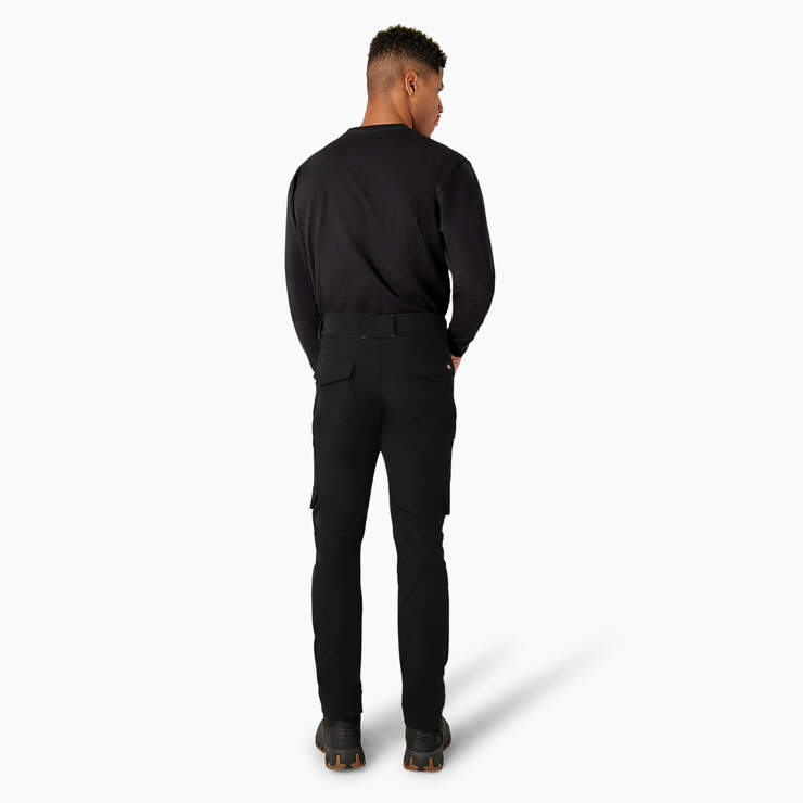 FLEX Slim Fit Double Knee Tapered Pants - Black (BKX) image number 6