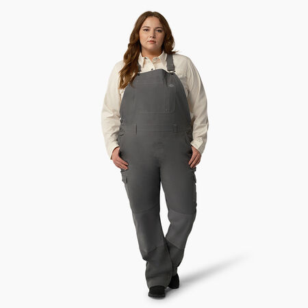 Women&#39;s Plus Cooling Ripstop Bib Overalls - Rinsed Graphite &#40;RGA&#41;