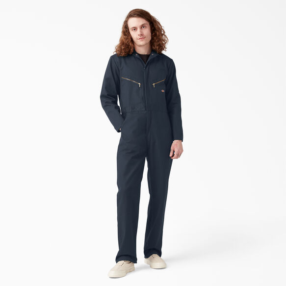 Deluxe Blended Long Sleeve Coveralls - Dark Navy &#40;DN&#41;
