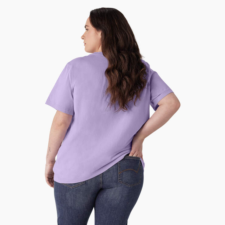 Women's Plus Heavyweight Logo T-Shirt - Purple Rose (UR2) image number 2