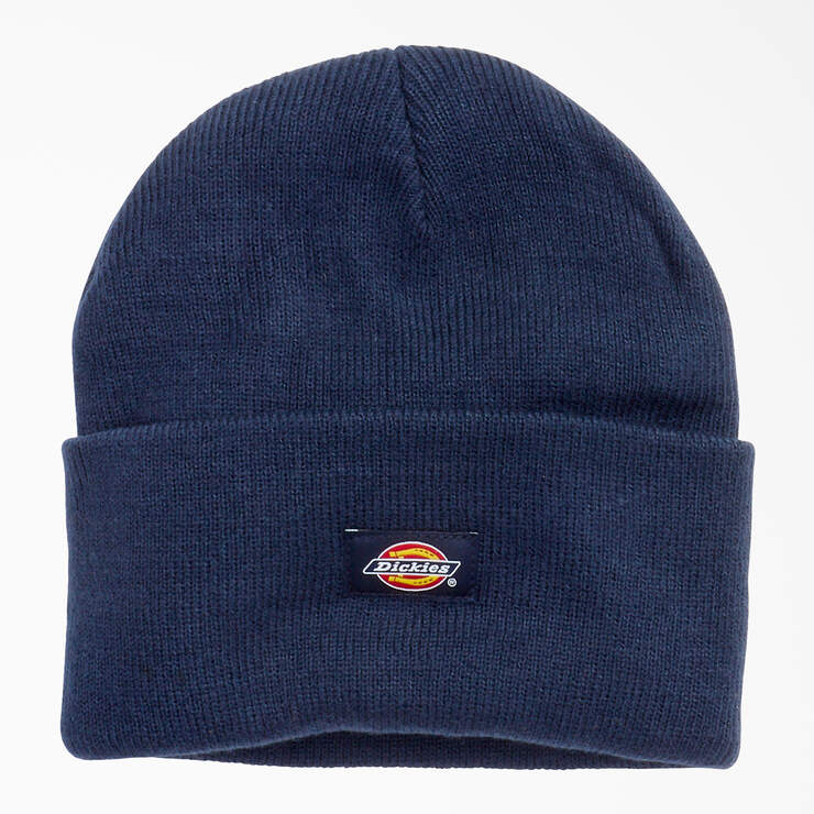 Cuffed Knit Beanie - Ink Navy (IK) image number 1