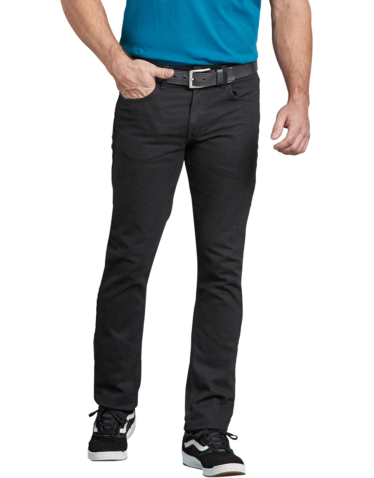 dickies work pants slim fit tapered leg