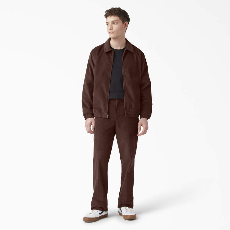 Lined Corduroy Jacket - Chocolate Brown (CB) image number 4