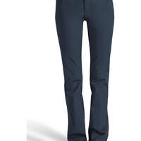 Dickies Girl Juniors' Dealer No Pocket Straight Leg Pants - Navy Blue (NVY)
