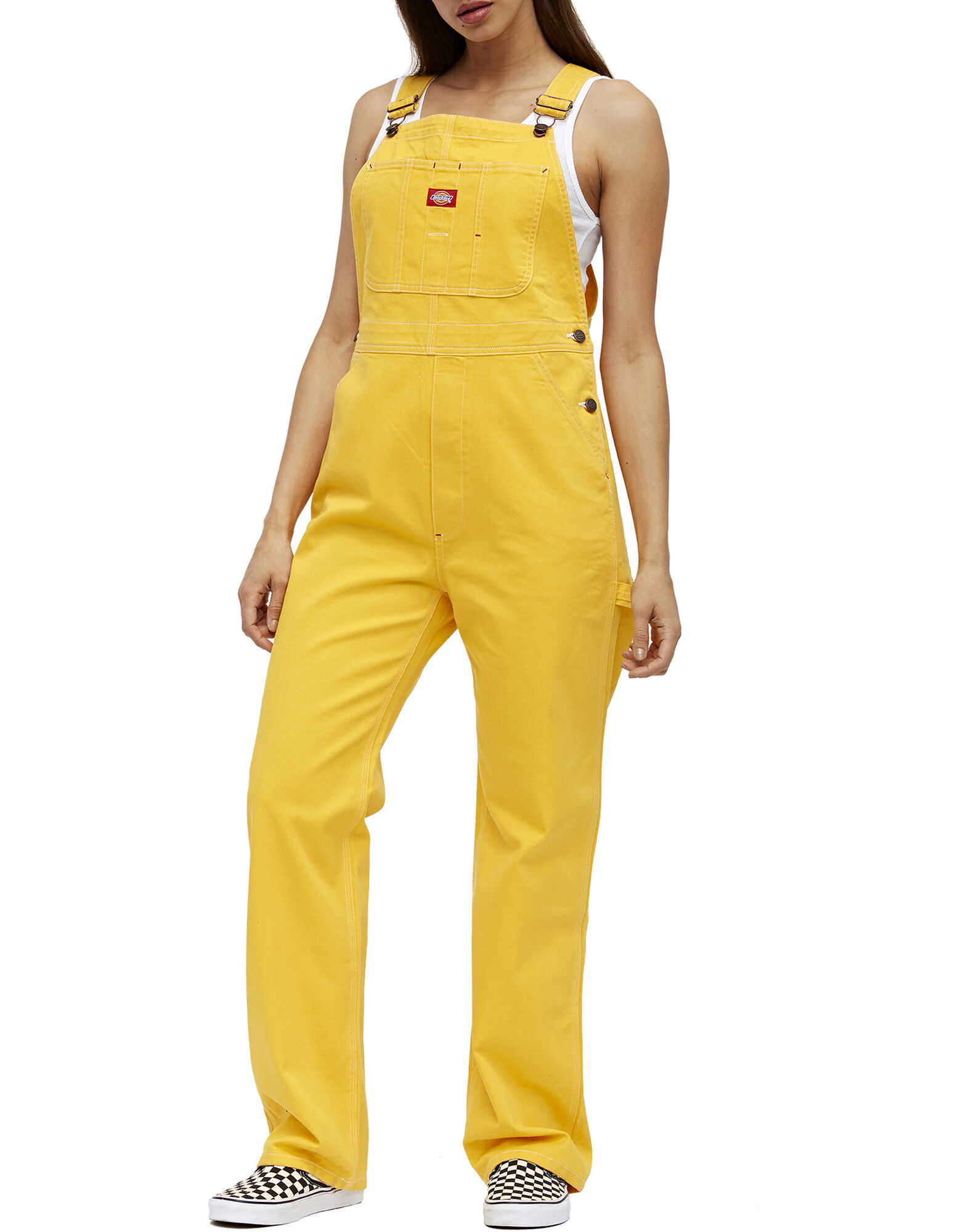 dickies carpenter yellow overalls