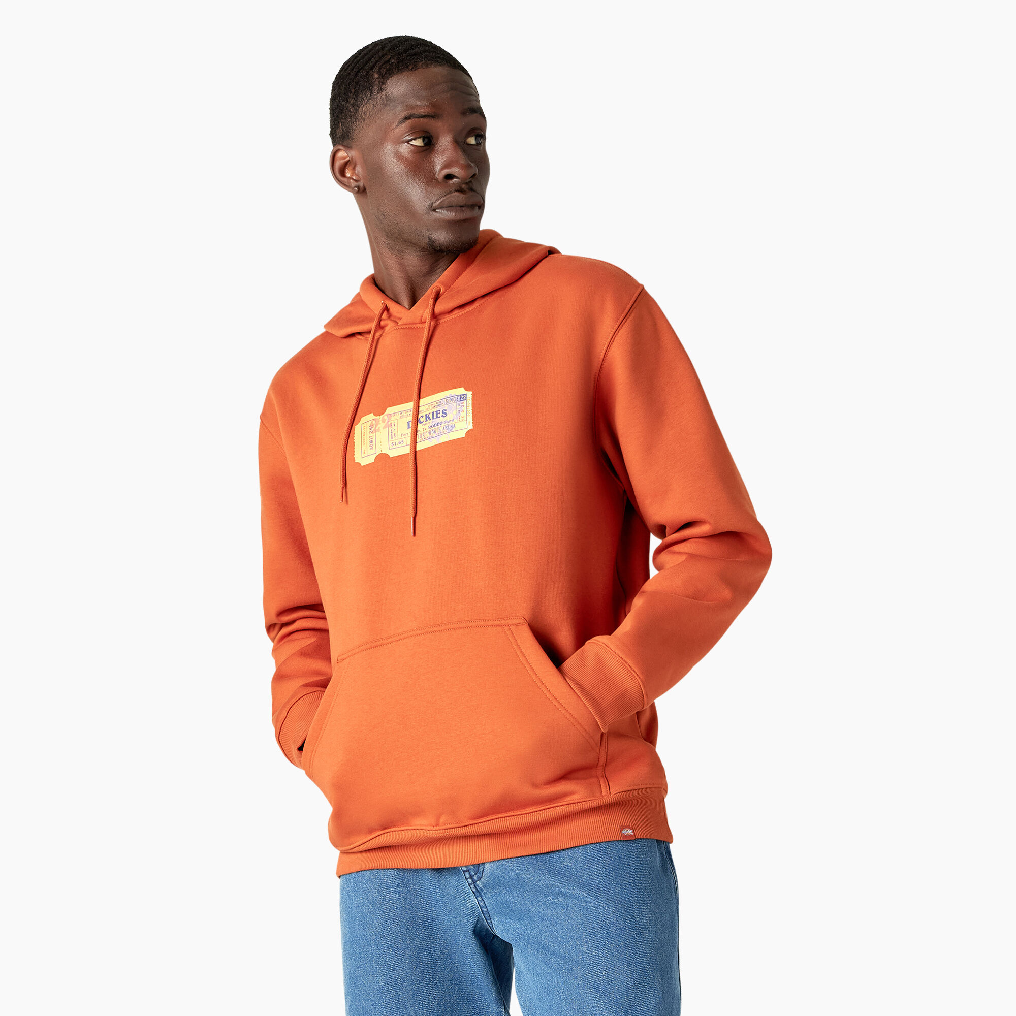 Dickies top brown hoodie
