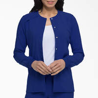 Women's EDS Essentials Snap Front Scrub Jacket - Galaxy Blue (GBL)