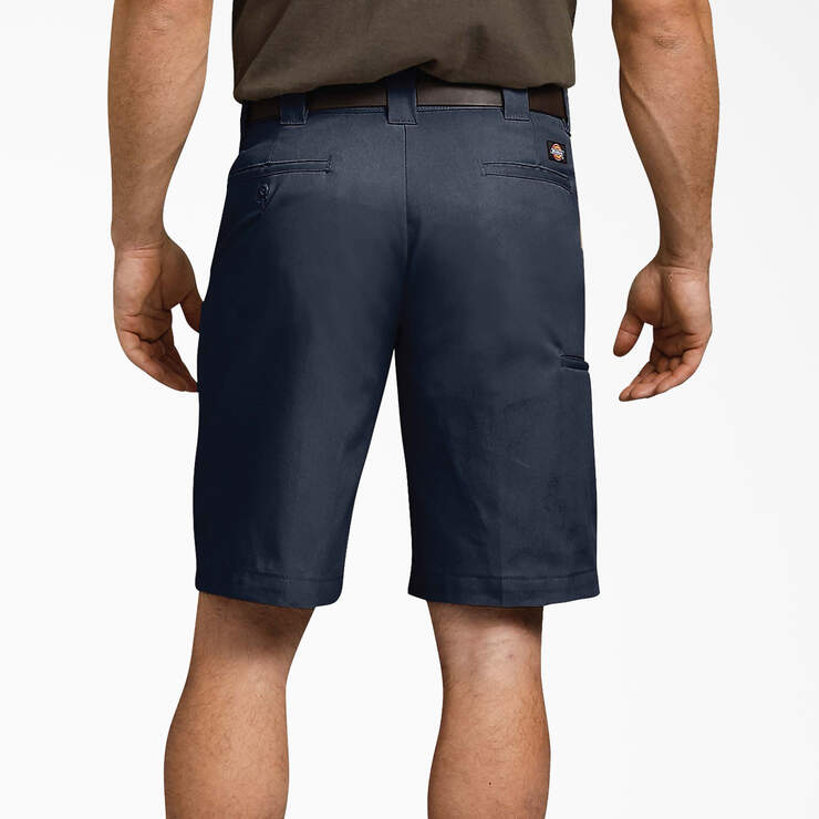 Relaxed Fit Work Shorts, 11" - Dark Navy (DN) image number 3