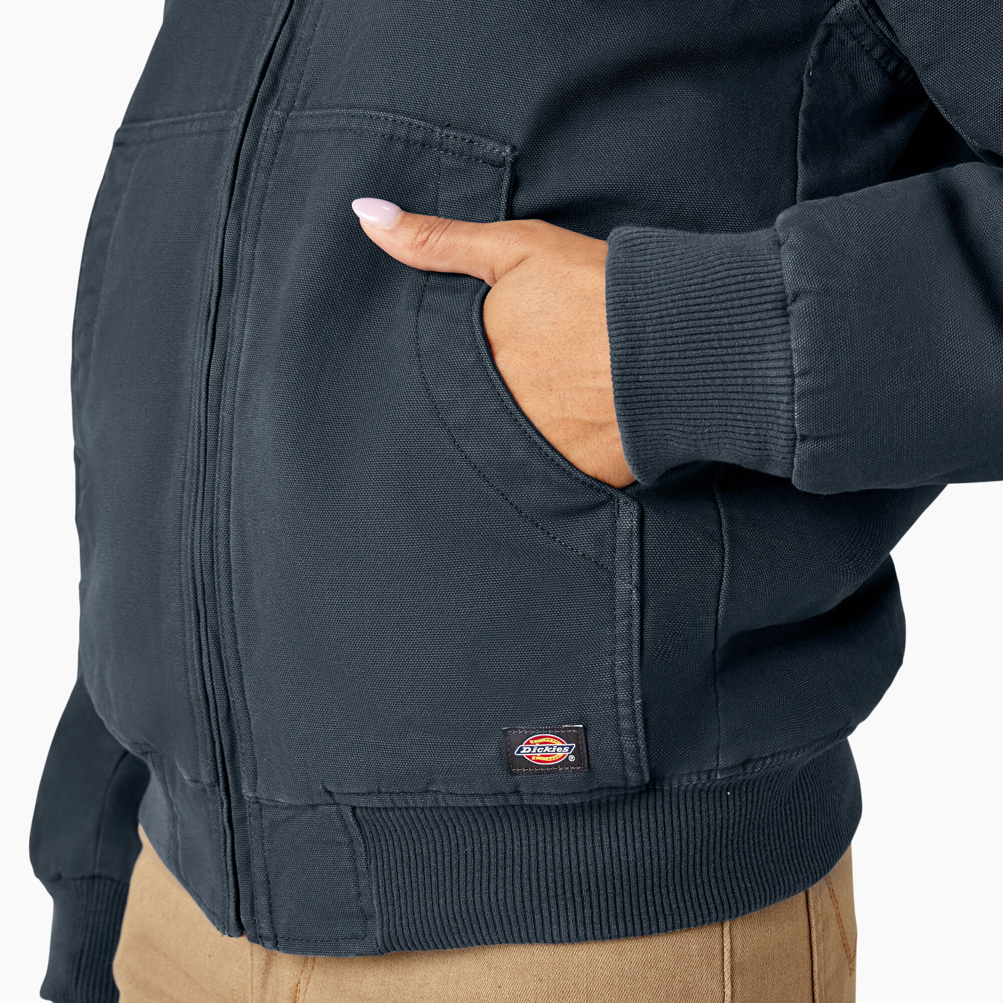 Women s Fleece Lined Duck Canvas Jacket Dickies US