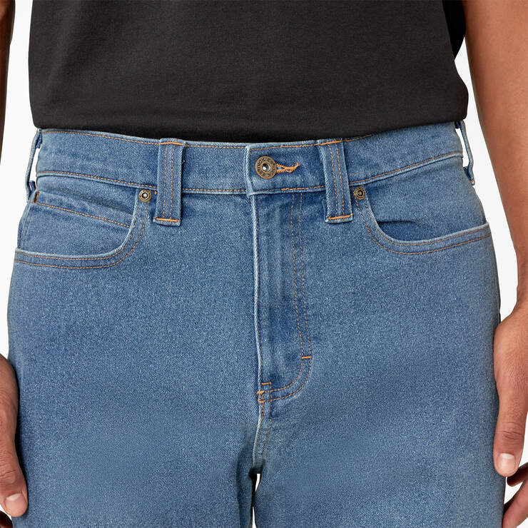 FLEX Regular Fit 5-Pocket Jeans - Light Denim Wash (LWI) image number 7