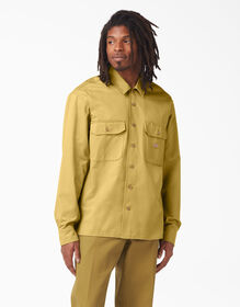 100 Year Sateen Long Sleeve Work Shirt - Stonewashed Dark Khaki &#40;S2K&#41;