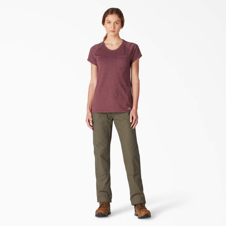 Women's Cooling Short Sleeve Pocket T-Shirt - Dark Port (RSD) image number 4