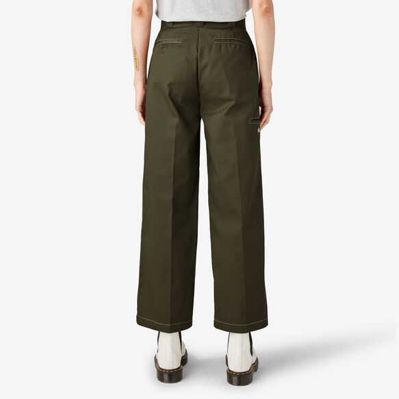 Women&#39;s Sawyerville Double Knee Pants - Military Green &#40;ML&#41;