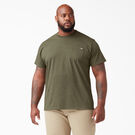 Heavyweight Heathered Short Sleeve Pocket T-Shirt - Military Green Heather &#40;MLD&#41;