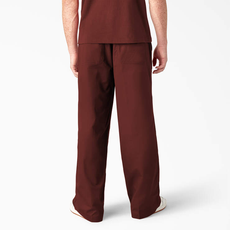 Dickies Skateboarding Summit Relaxed Fit Chef Pants - Fired Brick (IK9) image number 2
