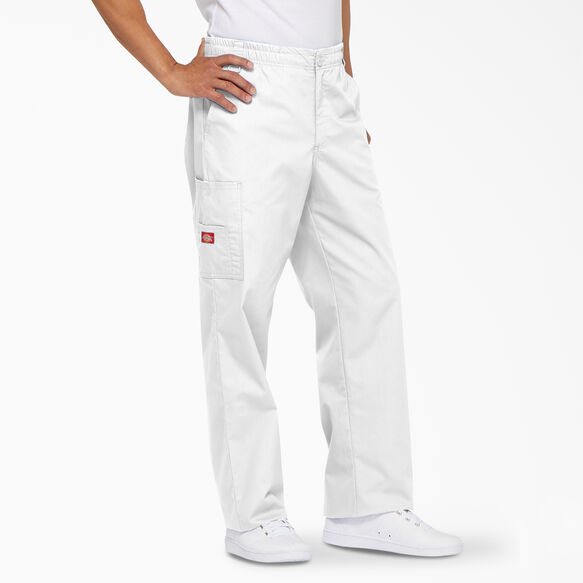 Men&#39;s EDS Signature Cargo Scrub Pants - White &#40;DWH&#41;