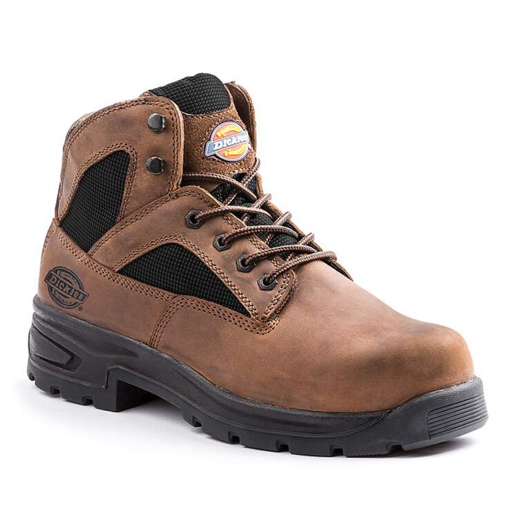 Men's Buffer Industrial Brown Steel Toe Work Boots - Brown (BRN) image number 1