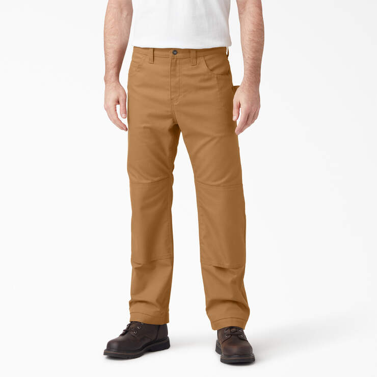 FLEX DuraTech Relaxed Fit Duck Pants - Brown Duck (BD) image number 1