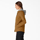 Women&rsquo;s Duck Hooded Shirt Jacket - Brown Duck &#40;BD&#41;