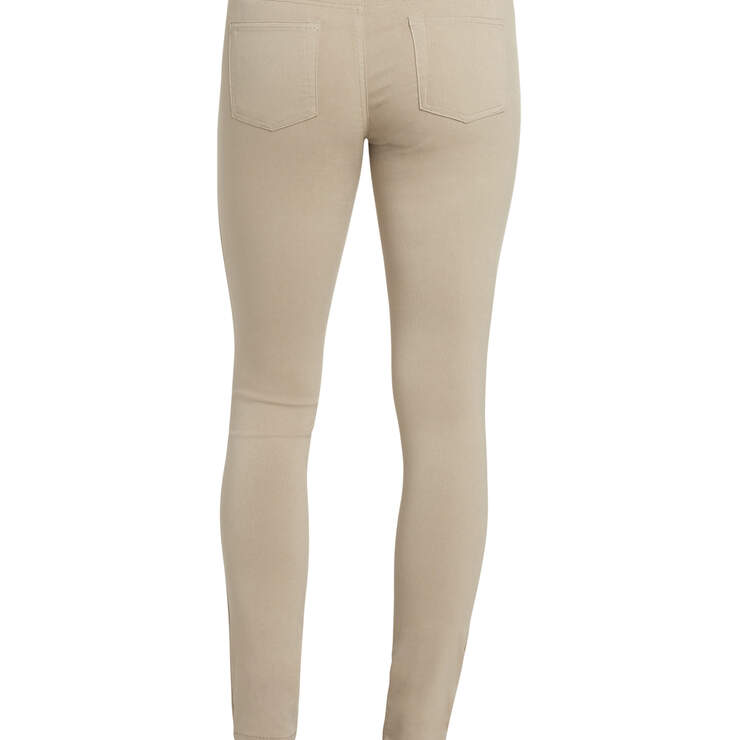 Dickies Girl Juniors' Ultimate Stretch Day to Night Pants - Khaki (KHA) image number 2