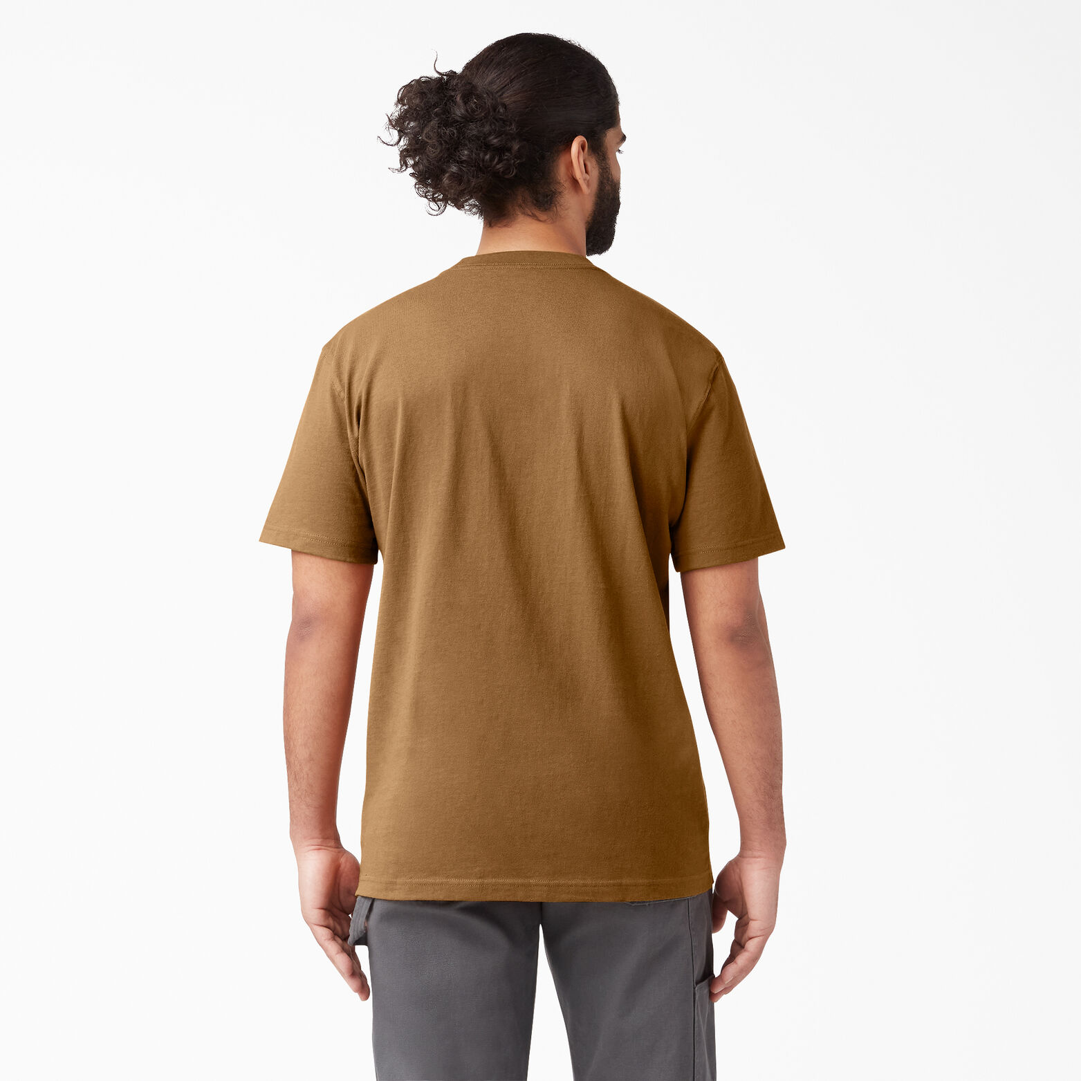 Short Sleeve Heavyweight Crew Neck T Shirt Brown Duck | Mens Shirts ...