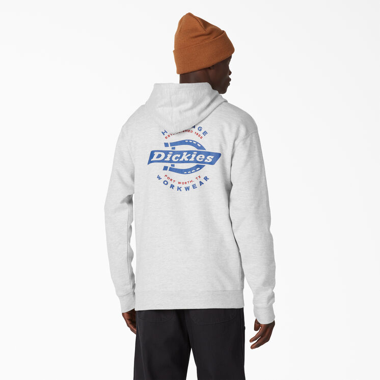 Vintage Logo Graphic Hoodie - Heather Gray &#40;D9A&#41;