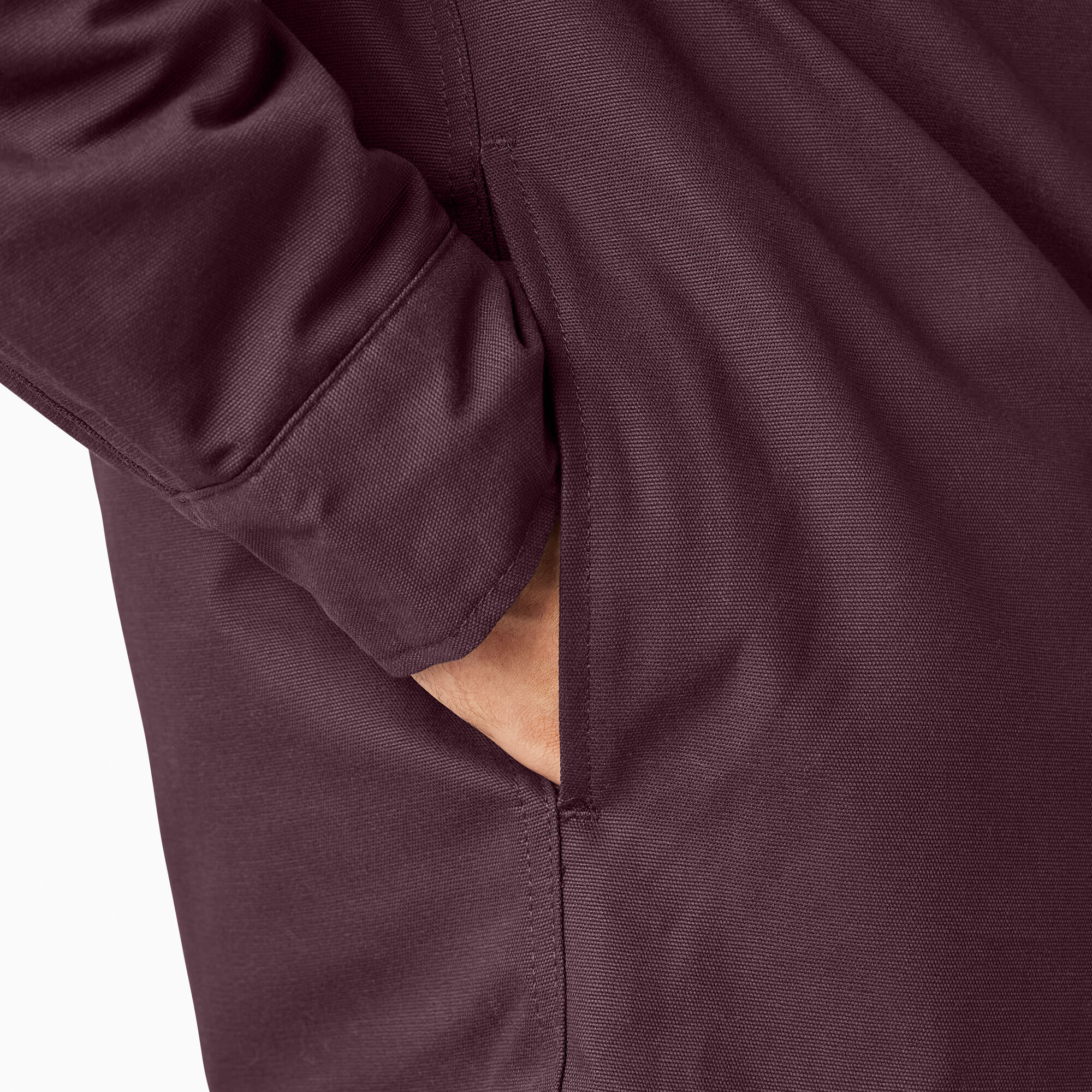 Men's Duck Hooded Shirt Jacket - Dickies US Men's Duck Hooded Shirt Jacket - Dickies US