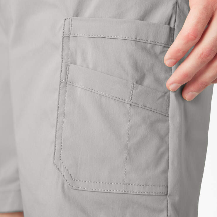 FLEX Cooling Regular Fit Utility Shorts, 11" - Nickel Gray (KL) image number 7