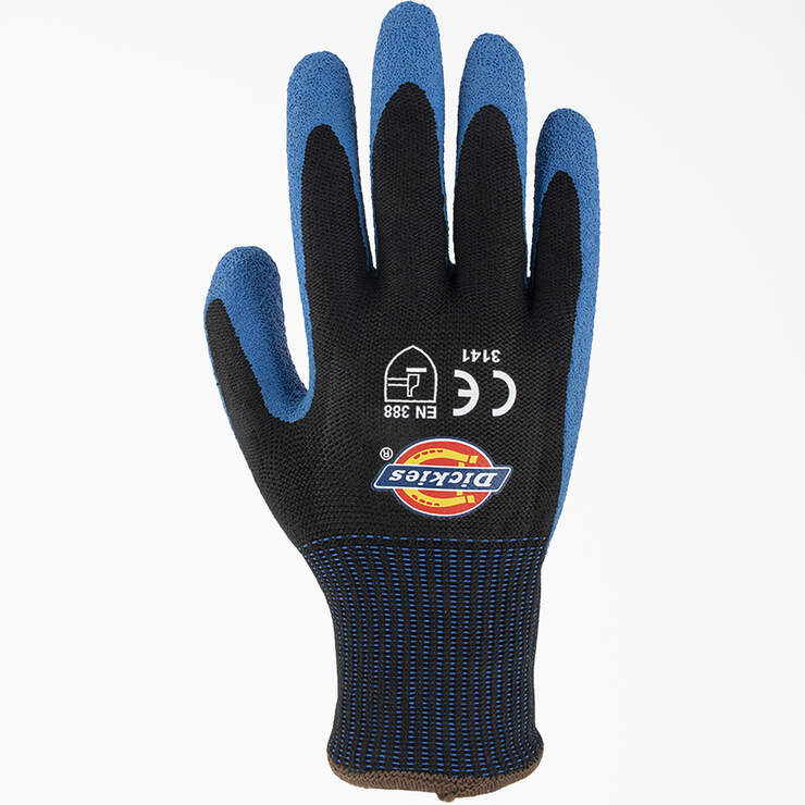Crinkle Latex Coated Work Gloves - Black (BK) image number 1