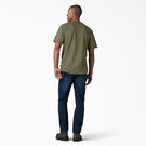 Heavyweight Heathered Short Sleeve Pocket T-Shirt - Military Green Heather &#40;MLD&#41;