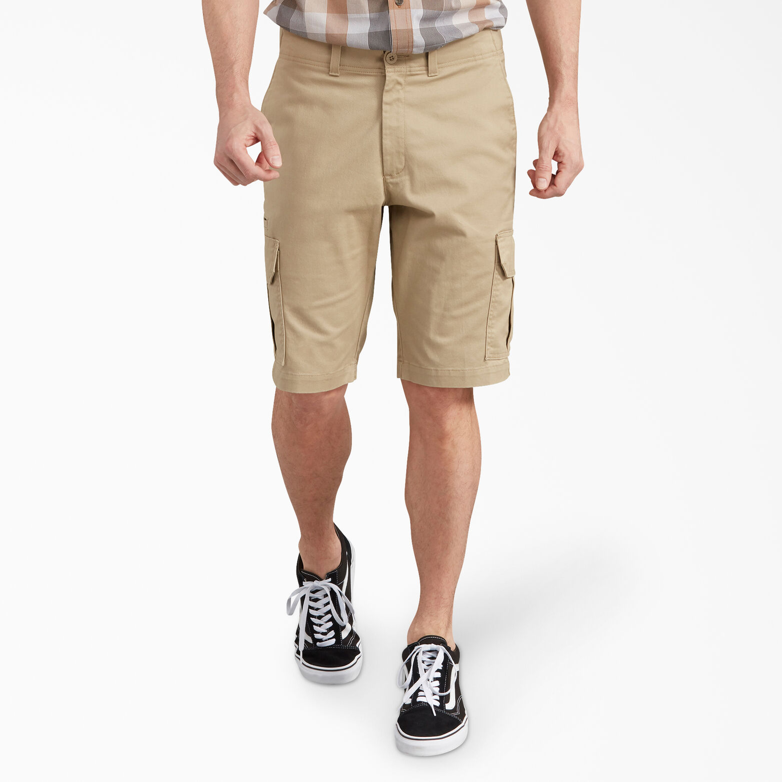 dickies shorts white