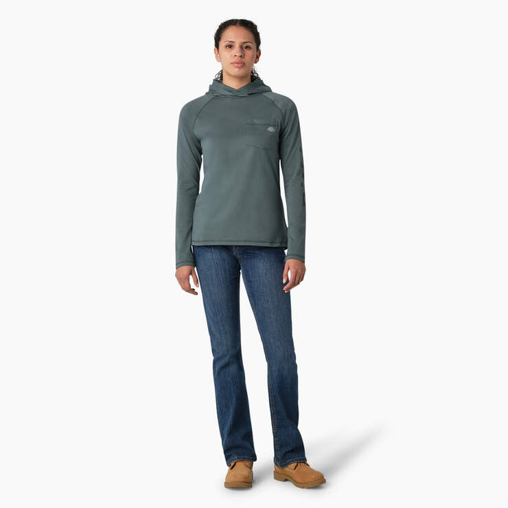 Women's Cooling Performance Sun Shirt - Lincoln Green (LN) image number 4
