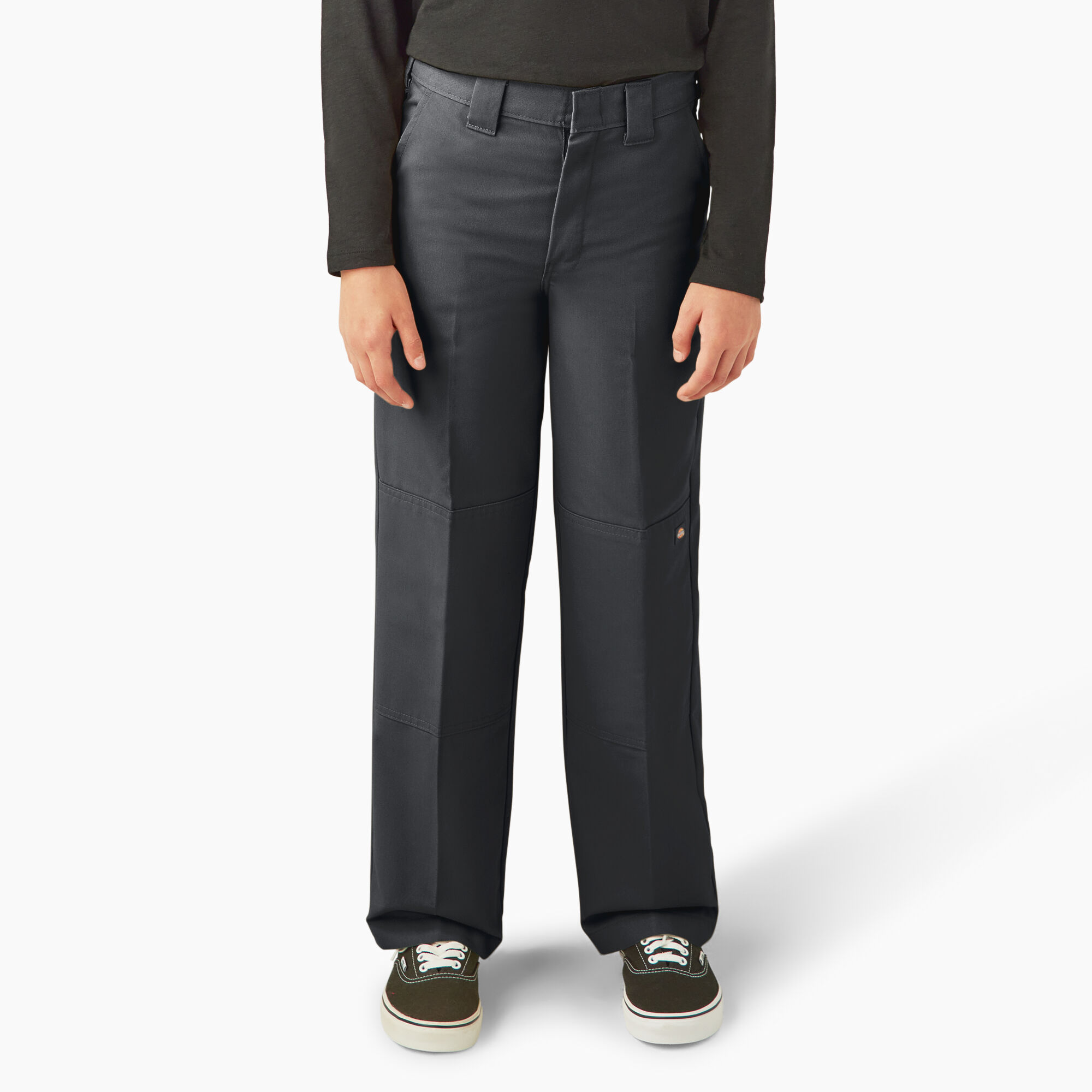 Boys' Relaxed Fit Straight Leg FlexWaist Double Knee Pants