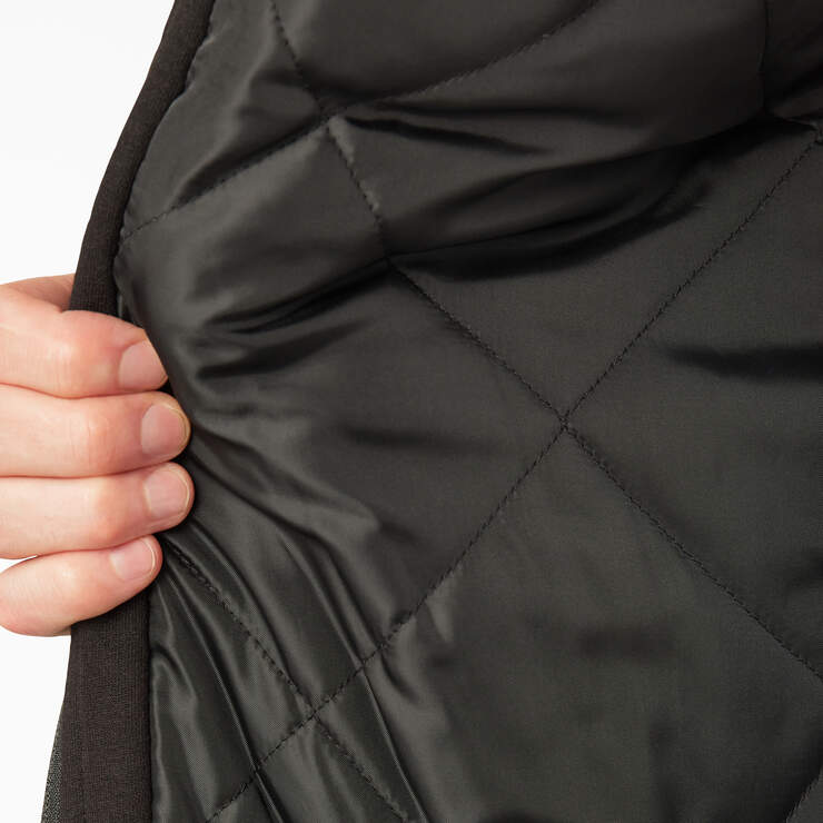 Water Repellent Flannel Hooded Shirt Jacket - Dark Olive/Black Plaid (A2A) image number 9