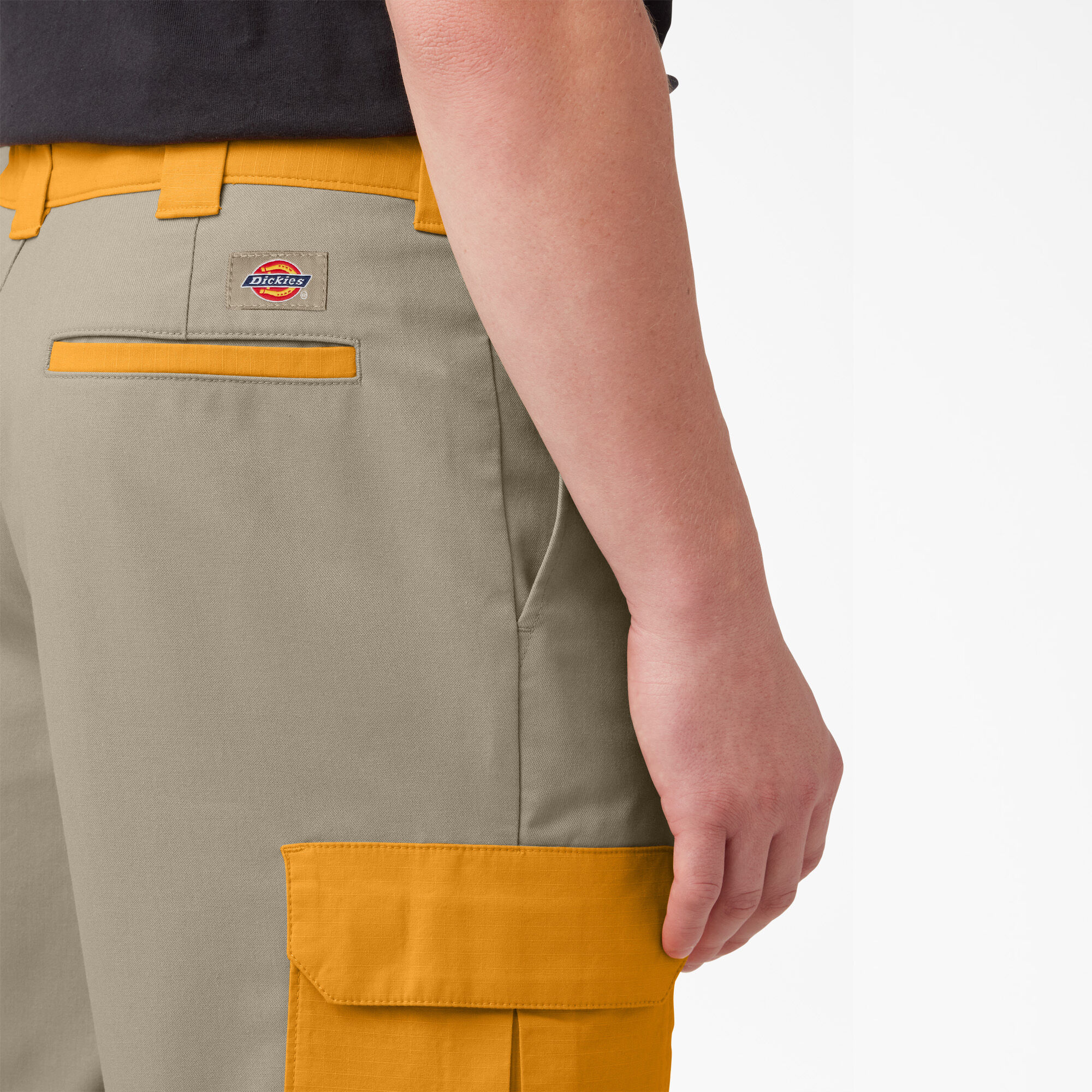 Yellow dickies online shorts