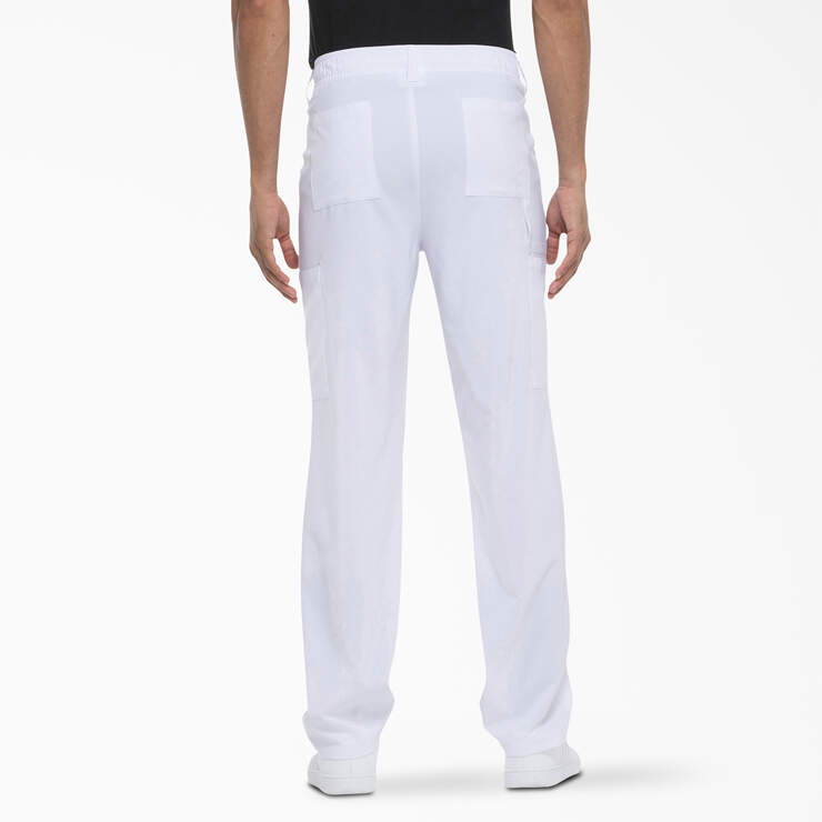 Men's EDS Essentials Scrub Pants - White (DWH) image number 2