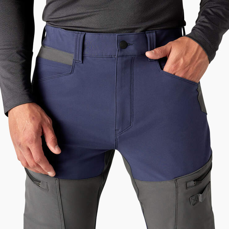 FLEX Slim Fit Double Knee Tapered Pants - Navy/Charcoal (NGK) image number 5