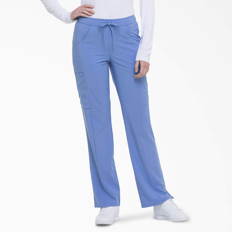 Women's EDS Essentials Contemporary Fit Scrub Pants - Ceil Blue (CBL) image number 1