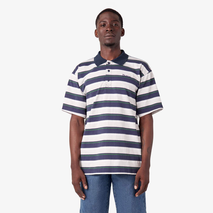 Guy Mariano Short Sleeve Polo Shirt - Guy Mariano Stripe (GMG) image number 1