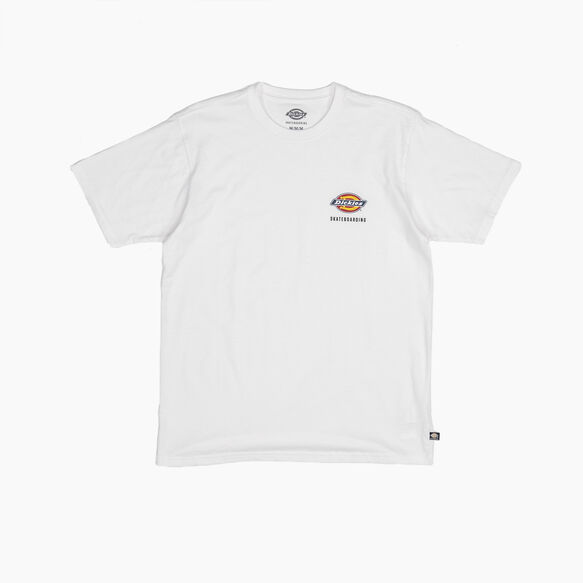 Dickies Skateboarding Regular Fit Chest Logo T-Shirt - White &#40;WH&#41;