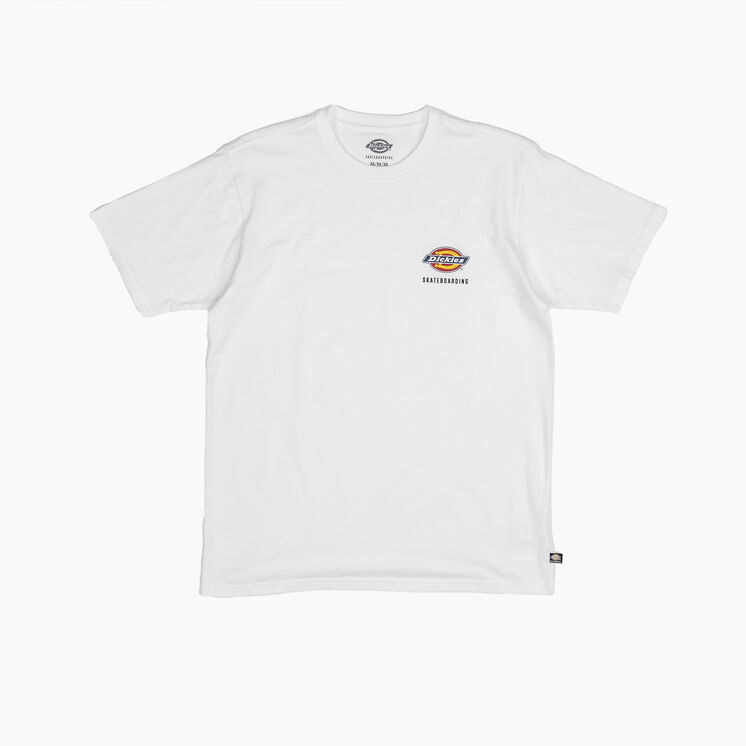 Dickies Skateboarding Regular Fit Chest Logo T-Shirt - White &#40;WH&#41;