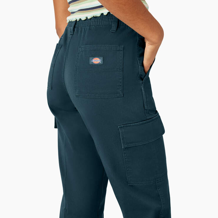 Women's High Rise Fit Cargo Jogger Pants - Reflecting Pond (YT9) image number 9