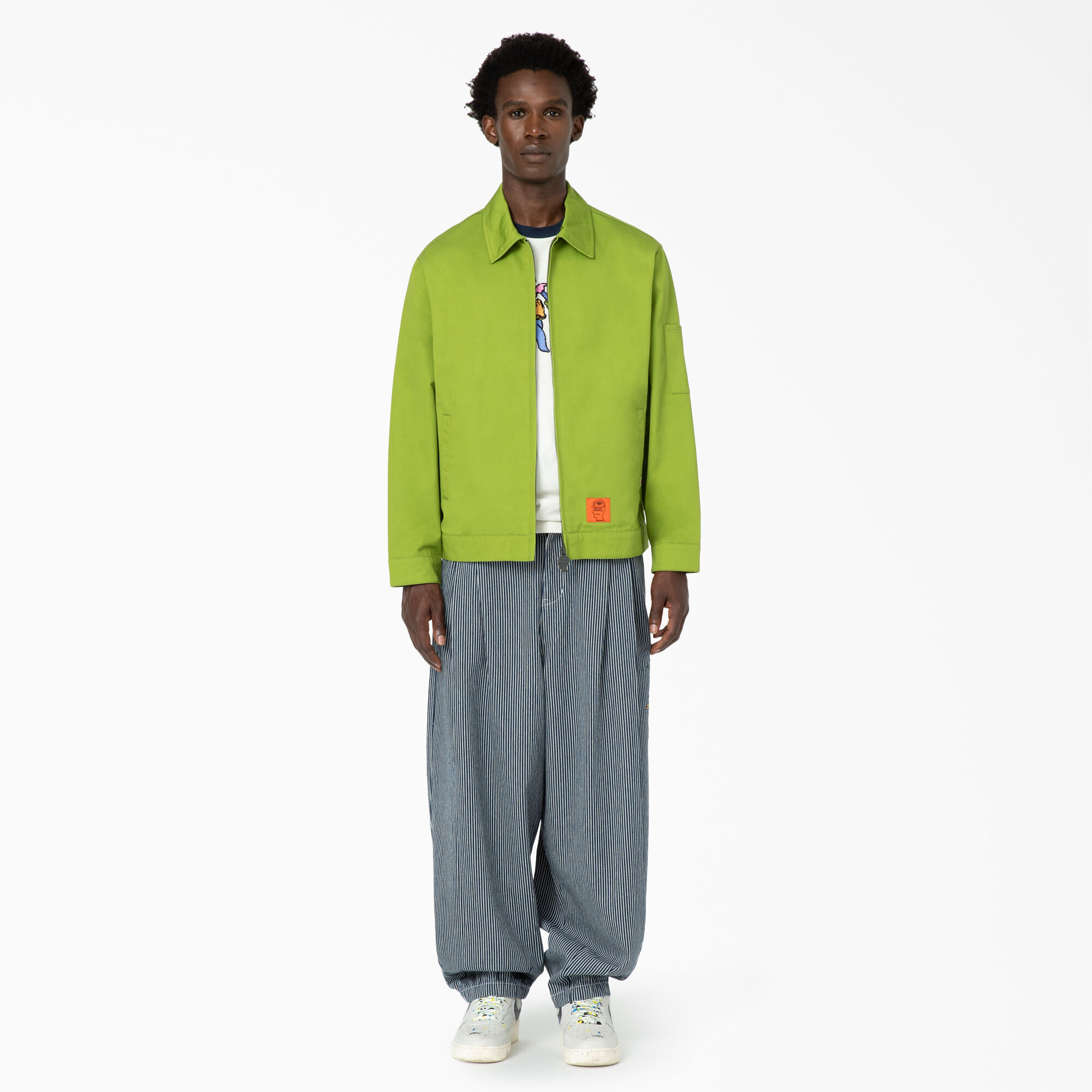 Brain dead × dickies gardening jacket Dickies Gardening Jacket - Whisper White – Brain Dead